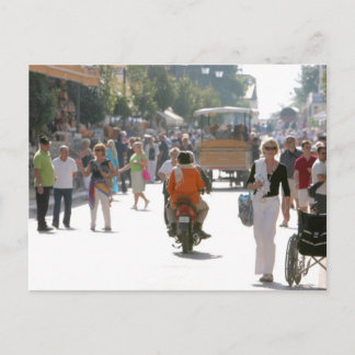 Carte Postale Rue très passante à Katakolon en Grèce