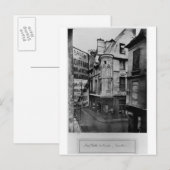 Carte Postale Rue Vieille-du-Temple, Paris, 1858-78 (Devant / Derrière)