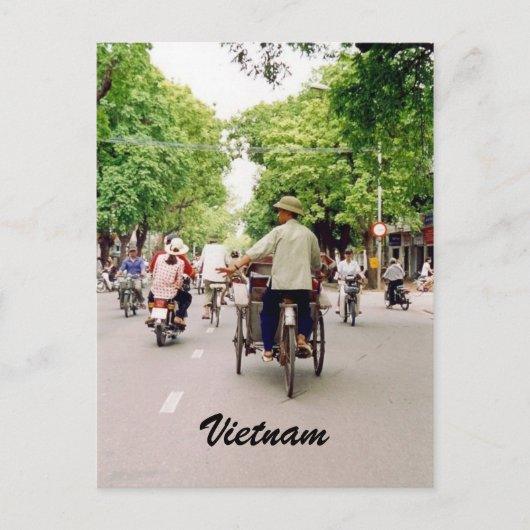Carte Postale rue vietnam (Devant)