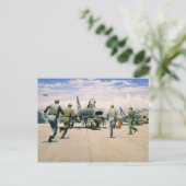Carte Postale Ruée à Phan Rang par William S. Phillips (Debout devant)