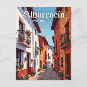 Carte Postale Ruelle à Albarracín Espagne