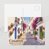 Carte Postale Ruelle à Casares Espagne (Devant / Derrière)