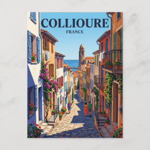 Carte Postale Ruelle à Collioure France
