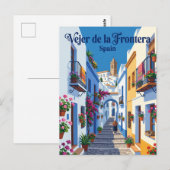 Carte Postale Ruelle à Vejer de la Frontera Espagne (Devant / Derrière)
