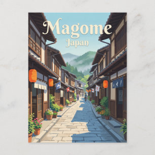 Carte Postale ruelle de Magome-juku Japon