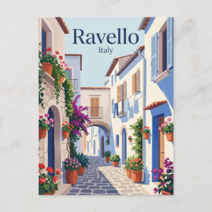 Carte Postale Ruelle de Ravello, Côte amalfitaine Italie