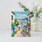 Carte Postale Ruelle de Yeosu Corée du Sud (Debout devant)