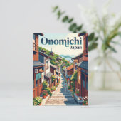 Carte Postale Ruelles d'Onomichi Japon (Debout devant)