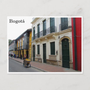 Carte Postale rues de bogota