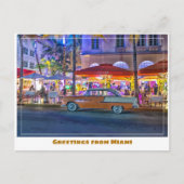 Carte Postale Rues de Miami Beach Floride (Devant)