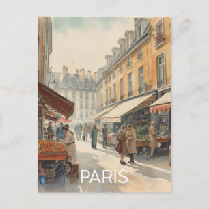 Carte Postale Rues de Paris