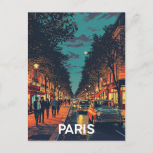 Carte Postale Rues de Paris