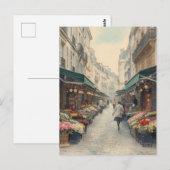 Carte Postale Rues de Paris (Devant / Derrière)