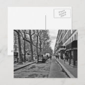 Carte Postale Rues de Paris V2 (Devant / Derrière)