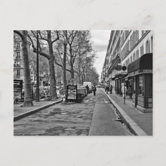 Carte Postale Rues de Paris V2 (Devant)