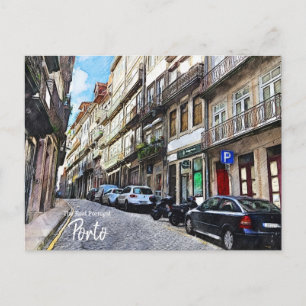 Carte Postale Rues de Porto Portugal 