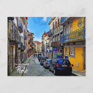Carte Postale Rues de Porto Portugal