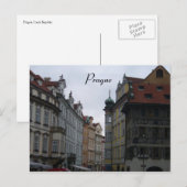 Carte Postale rues de prague (Devant / Derrière)