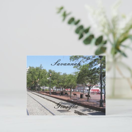 Carte Postale Rues de Savannah (Debout devant)