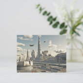 Carte Postale Rues des villes futures (Debout devant)