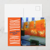 Carte Postale Rues New York City-Brooklyn (Devant / Derrière)