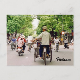 Carte Postale rues vietnamiennes