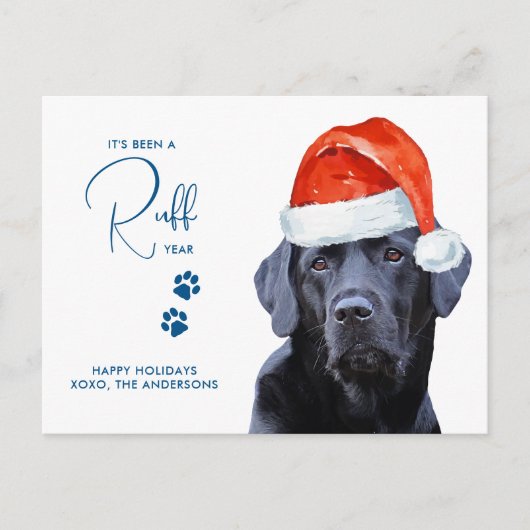 Carte Postale Ruff Année en revue Fundy Labrador Retriever Chien (Devant)