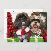 Carte Postale Ruffles et Riley - Shih Tzu - Miller (Devant / Derrière)