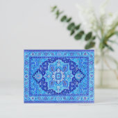 Carte Postale RUG PERSIEN - Bleu (Debout devant)