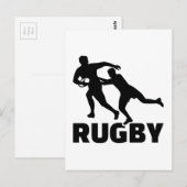 Carte Postale Rugby (Devant / Derrière)