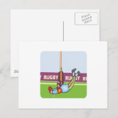 Carte Postale Rugby (Devant / Derrière)