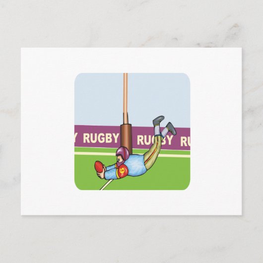 Carte Postale Rugby (Devant)