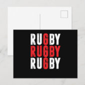 Carte Postale Rugby à XV (Devant / Derrière)