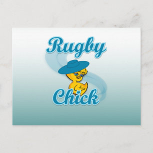 Carte Postale Rugby Chick #3