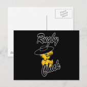 Carte Postale Rugby Chick #4 (Devant / Derrière)