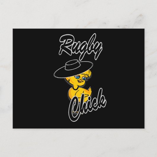 Carte Postale Rugby Chick #4 (Devant)