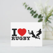 Carte Postale Rugby Designs (Debout devant)