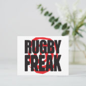 Carte Postale Rugby Freak (Debout devant)