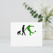 Carte Postale Rugby Kick Evolution (Vert) (Debout devant)