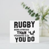 Carte Postale rugby plus génial (Debout devant)