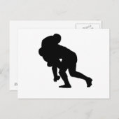 Carte Postale Rugby Tackle (Devant / Derrière)