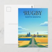 Carte Postale Rugby USA (Devant / Derrière)