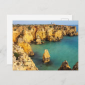 Carte Postale Rugged Algarve, Portugal (Devant / Derrière)