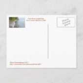 CARTE POSTALE RUGGED & BEAUTIFUL CAVE POINT COUNK (Dos)