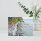 CARTE POSTALE RUGGED & BEAUTIFUL CAVE POINT COUNK (Debout devant)