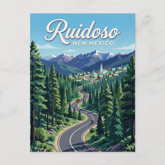 Carte Postale Ruidoso États-Unis (Devant)