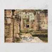 Carte Postale Ruines à Siem Reap, Cambodge (Devant)