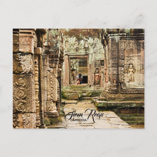 Carte Postale Ruines à Siem Reap, Cambodge (Devant)
