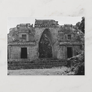 Carte Postale Ruines antiques : Portail de Labna, Yucatan, Mexiq