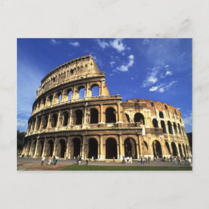 Carte Postale Ruines célèbres du Colisée à Rome Italie